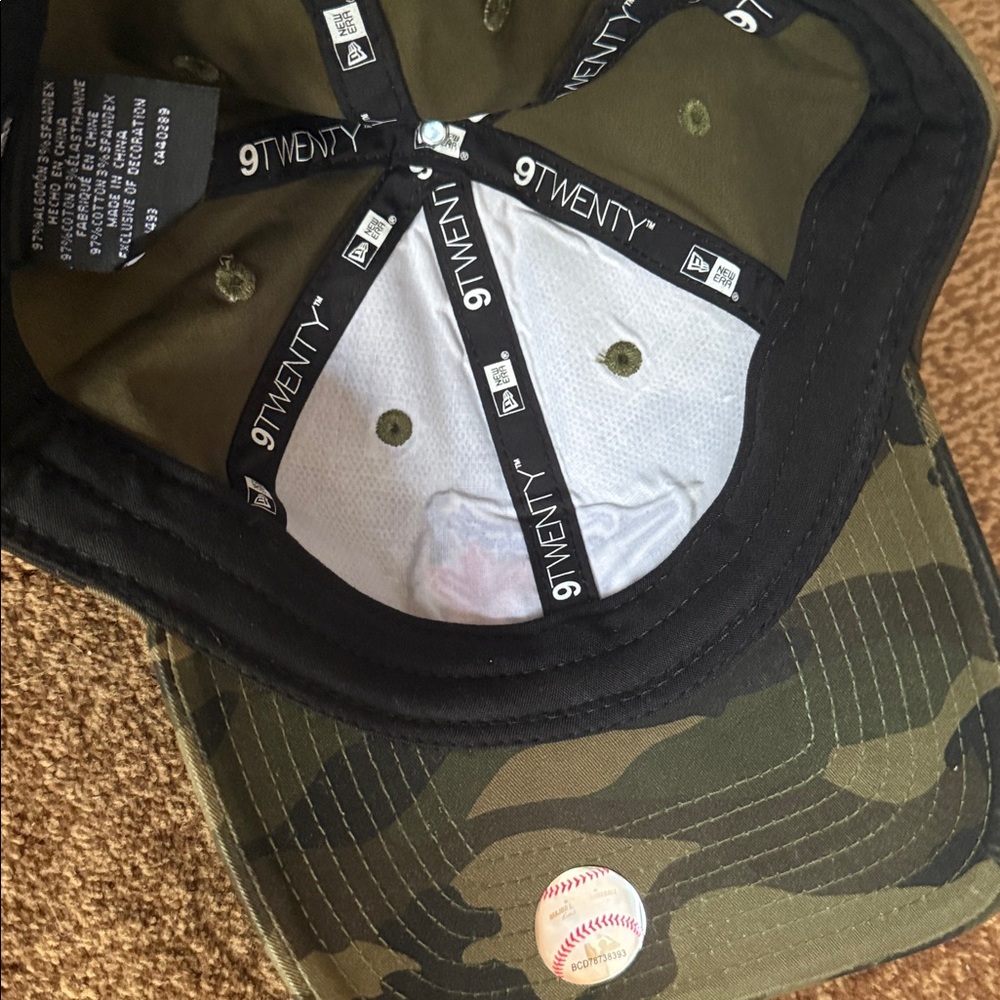 New Era Toronto Blue Jays Camouflage Hat adjustable - Picture 4 of 6